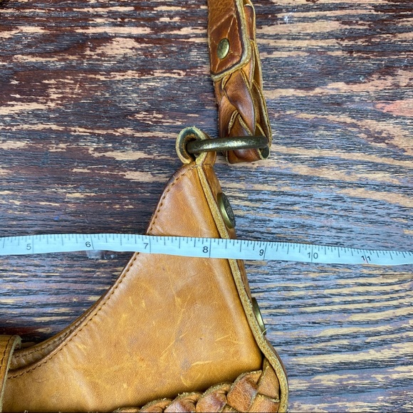 Cole Haan G Series Leather Saddlebag Handbag - Picture 10 of 12